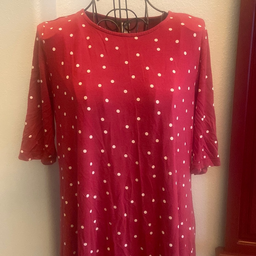 Old Navy polka dot dress size small
